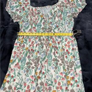 Cider 3XL FRUIT & FLORAL RUFFLE MINI DRESS!